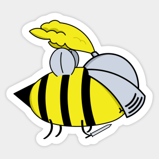 The Bee Knight Known As Sir Bumbly Sticker